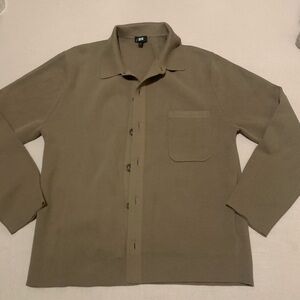 Uniqlo Men's Brown Shirt sweater